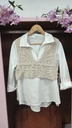 Camisa chaleco crochet