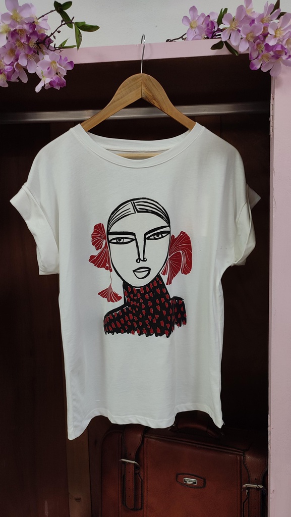 Camiseta mujer flamenca